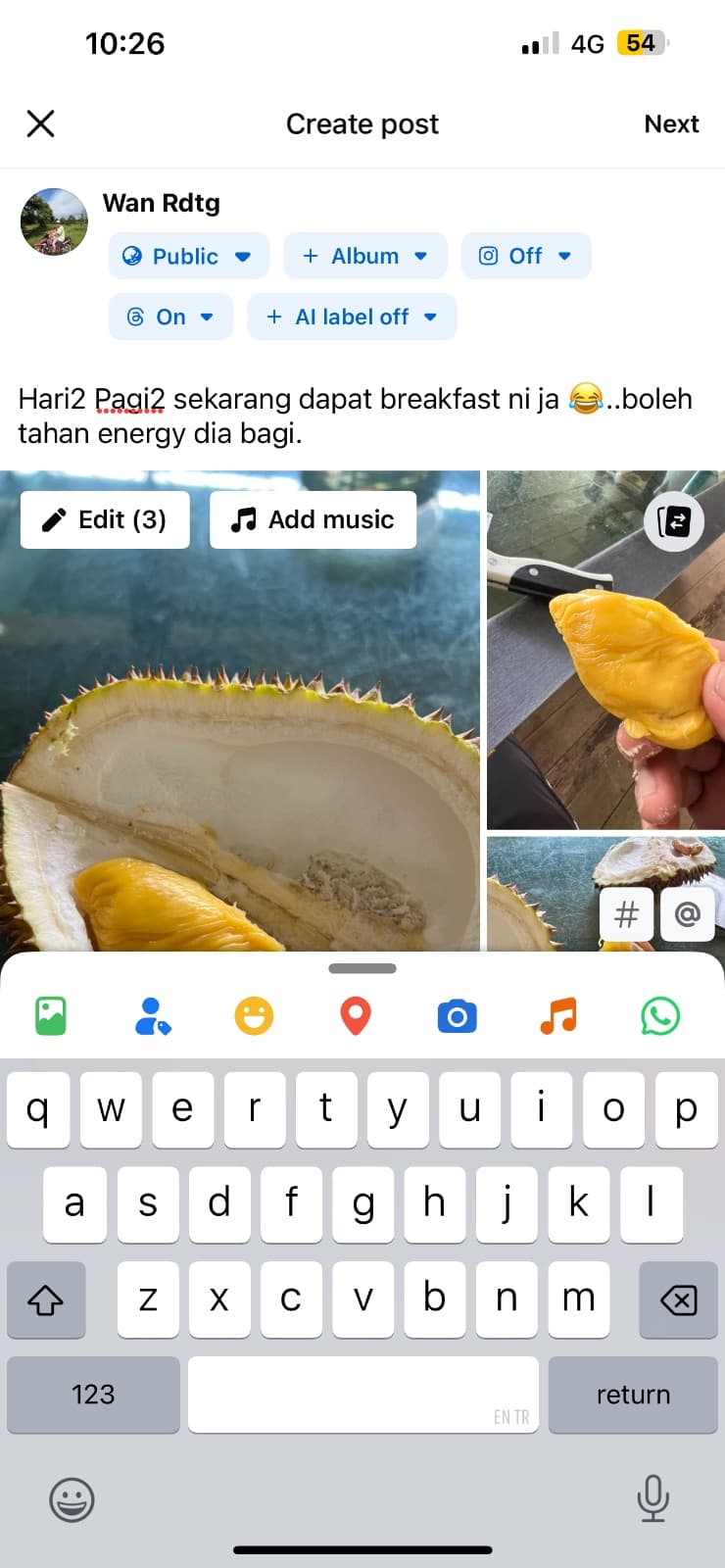 Durian Kampung Premium Segamat - additional image 4